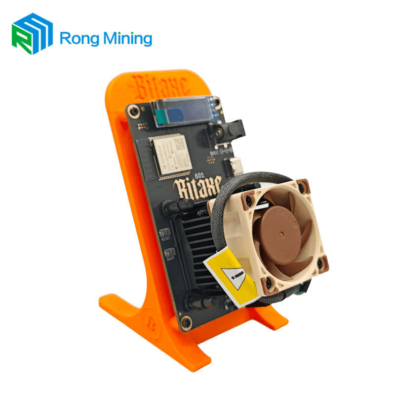 Bitaxe Gamma 601 Solo Miner 1.2th/s 18W BM1370 ASIC Chip từ Antminer S21Pro với quạt im lặng và công cụ khai thác BTC cung cấp điện BTC